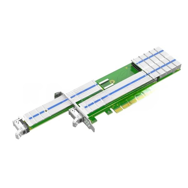 Адаптер для SSD LR-LINK PCle3.0 x8 2*M.2 NVMe Raid Adapter