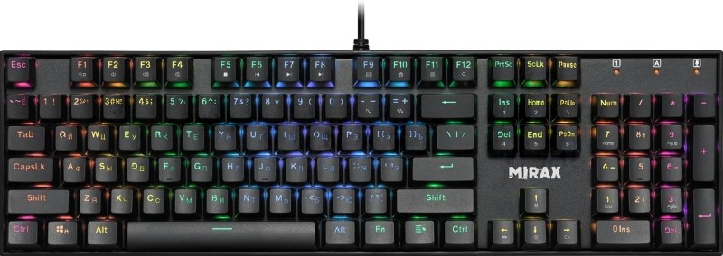 Клавиатура Defender Mirax GK-352 проводная, USB Type-A, чёрный