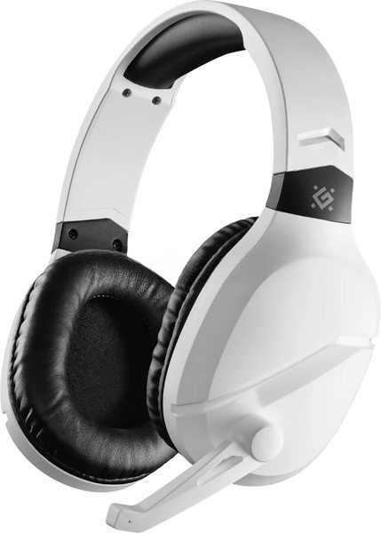Гарнитура Defender Phantom Pro белый, беспроводная + проводная, Bluetooth, USB / mini jack 3.5 мм