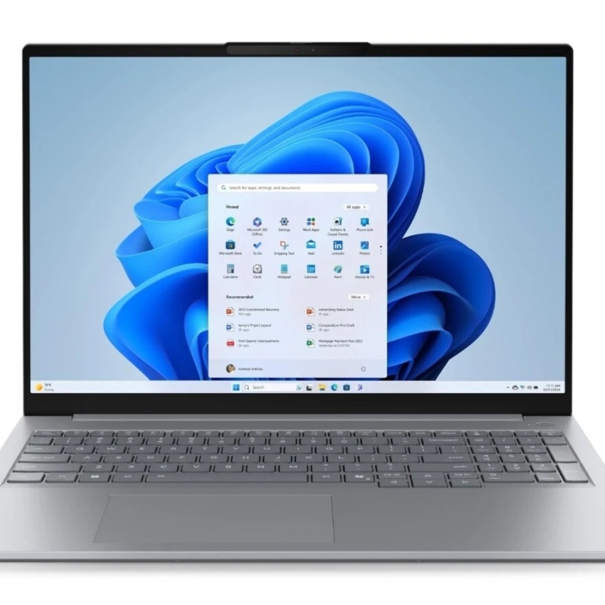 Ноутбук Lenovo ThinkBook 16 G8 IAL/16"/IPS/Intel Core Ultra 7 255H/32Gb/512Gb SSD/Intel Arc Graphics/noOS/серый/1.7kg