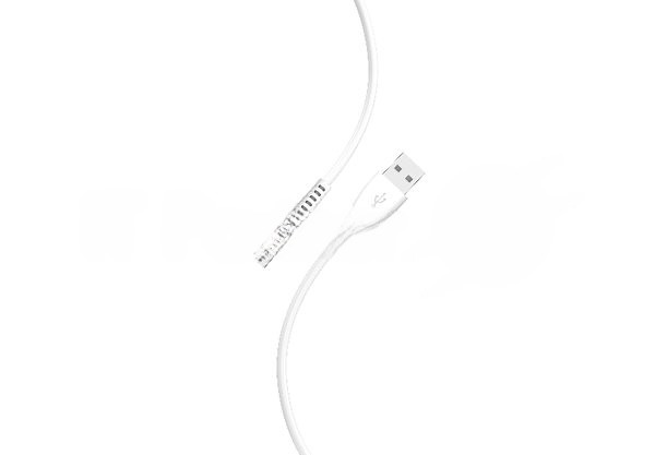 Кабель Smartbuy (iK-12-S40w) S40 MicroUSB белый, 2.4 А, 1 м