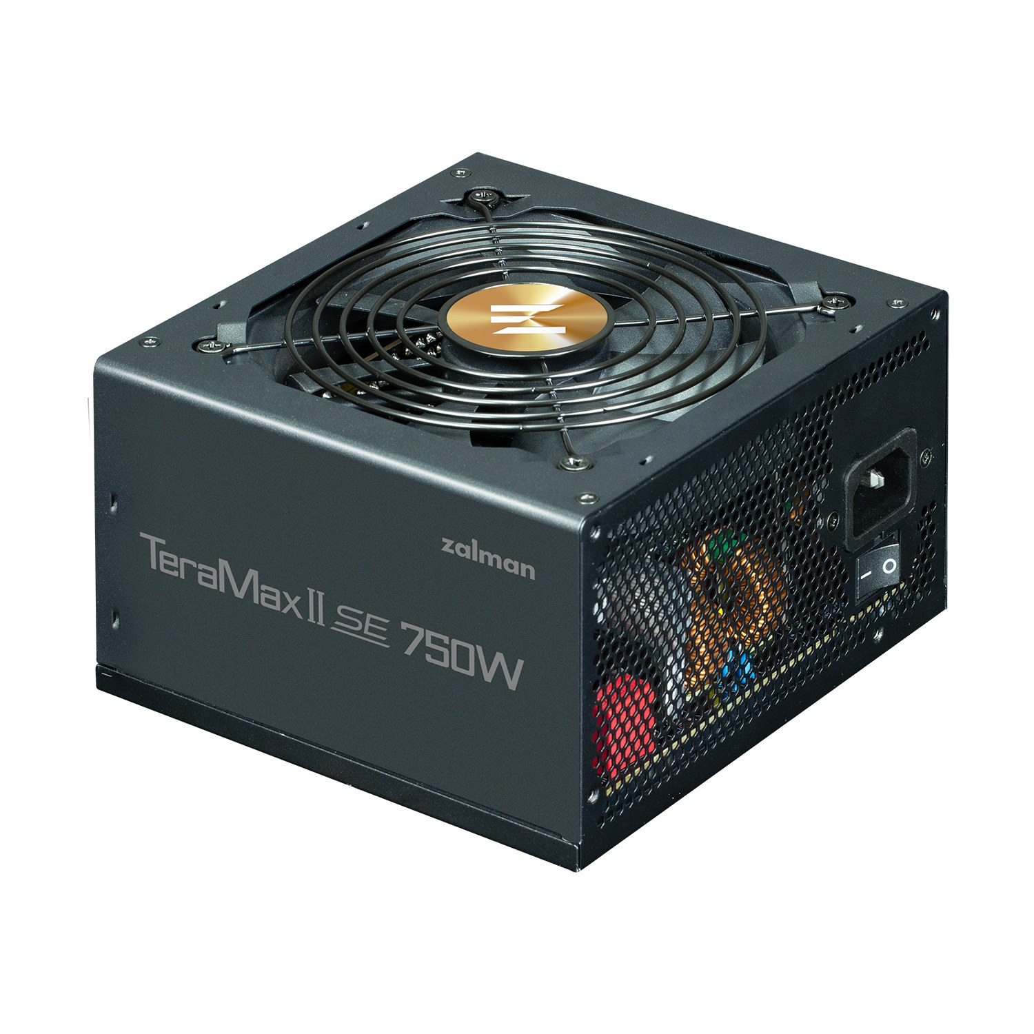 Блок питания ZALMAN TeraMax II SE 750W, 750Вт, 80+ Gold, 120мм, модульный, черный