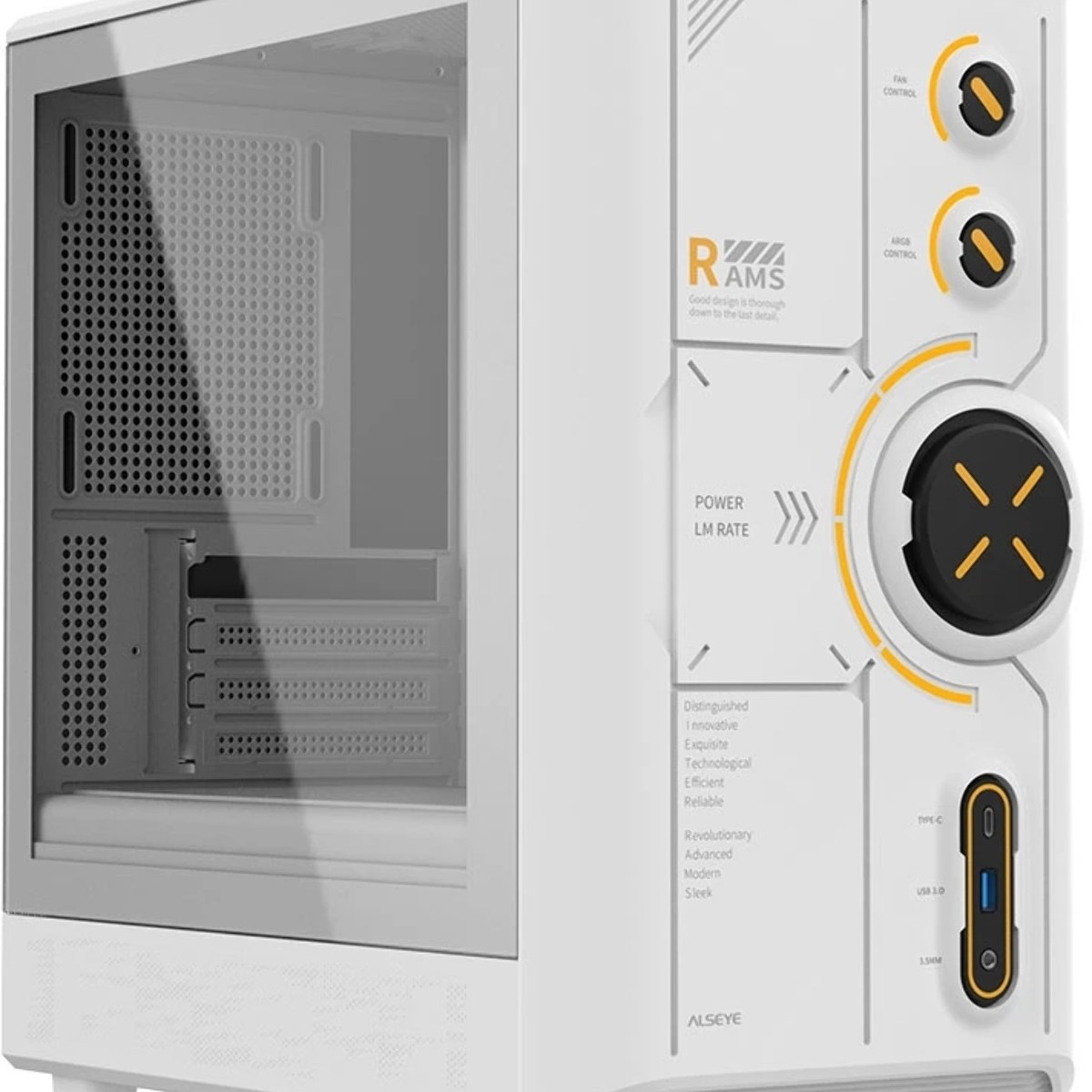Компьютерный корпус RAMS 2.0 белый Type C
