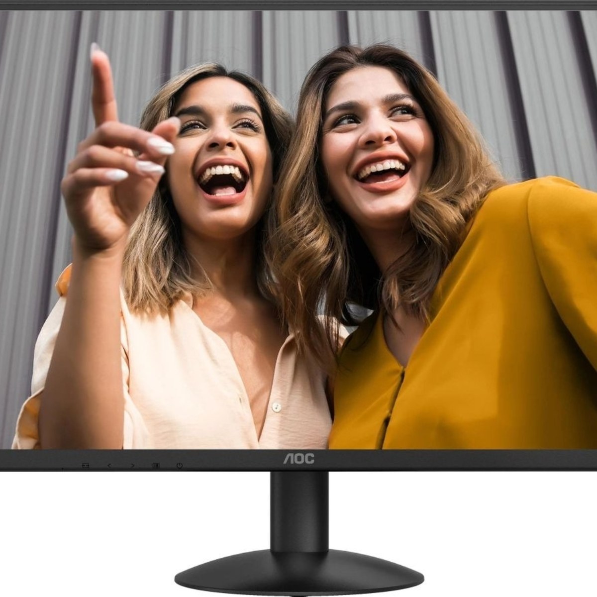 Монитор 23.8" AOC 24B30H3 IPS 1920x1080, 120 Гц, 4 мс, 16:9, 300 кд/м², HDMI, VGA, черный