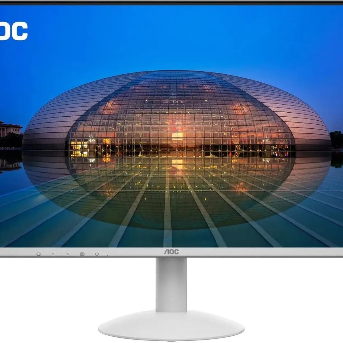 Монитор 23.8" AOC 24B30H3/BW IPS 1920x1080, 120 Гц, 1 мс, 16:9, 300 кд/м², HDMI 1.4, VGA, белый