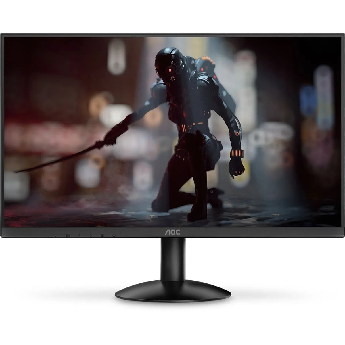 Монитор 23.8" AOC Value Line 24B30HM2 VA 1920x1080, 100 Гц, 4 мс, 16:9, 250 кд/м², HDMI 1.4, VGA, Adaptive-Sync, черный