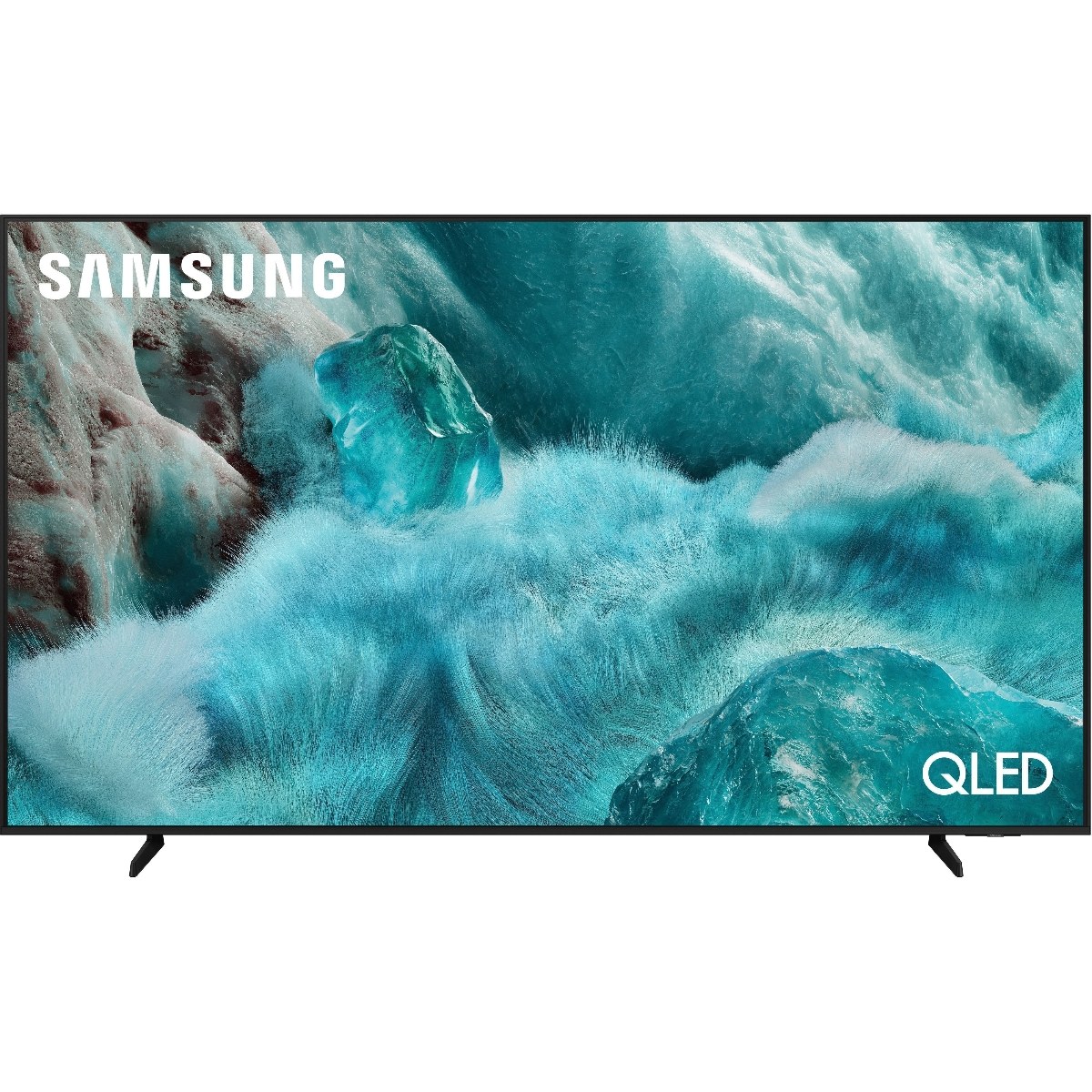 Телевизор Samsung 75" QE75Q7FAAUXRU черный QLED 4K UHD 50Hz Smart TV