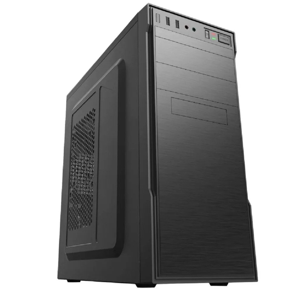 Компьютерный корпус с блоком питания 450Вт./Case Forza ATX, 450W, 1xUSB 2.0+1xUSB 3.0, Black, w/o FAN, 8 см fan PSU, power cord