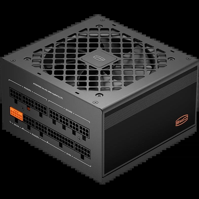 Блок питания ПК/Power Supply PCCooler, 850W 80 PLUS Gold (ATX, 3.1, Full modular, 1x24(20+4)pin, 2xCPU 8(4+4)pin, 3xPCIe*2 8(6+2)pin, 1x12VHPWR, 7xSATA*3, 2xMOLEX4pin, Active, 120x120мм, 140x150x86мм, APFC, OVP/UVP/SCP/OPP/OCP/OTP/SPD, black)