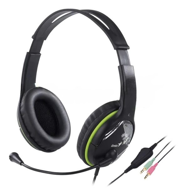 Гарнитура Genius HS-400A черный, проводная