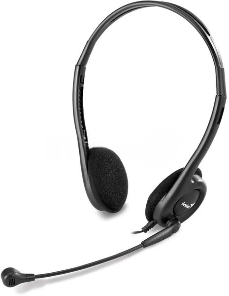 Гарнитура проводная Genius HS-200C + Single Jack Cable