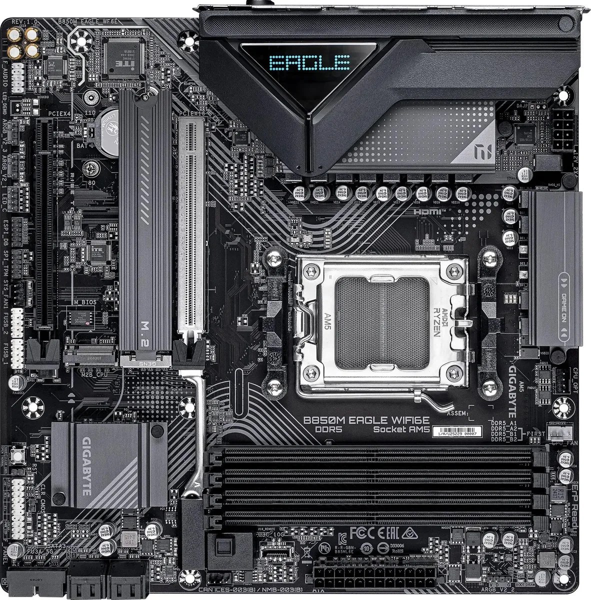 Материнская плата GigaByte B850 Eagle WIFI6E rev. 1.0