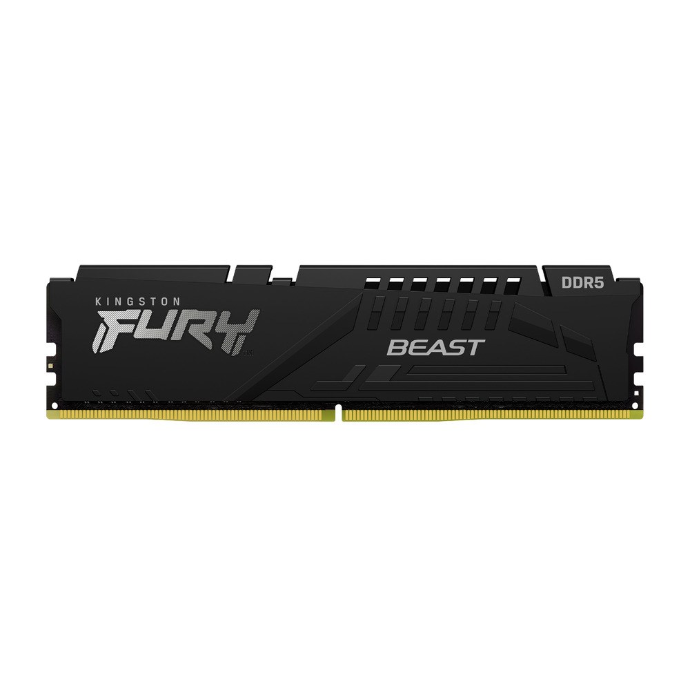 Оперативная память Kingston Fury Beast, DDR5, 64Gb (2x32 GB), 5600 MHz, CL36, радиатор, черный