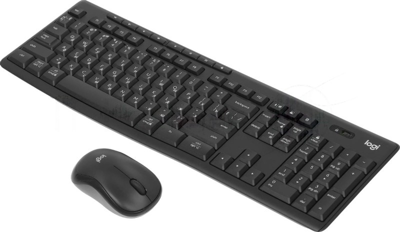 Комплект клавиатура+мышь Logitech MK370 беспроводной, USB, чёрный