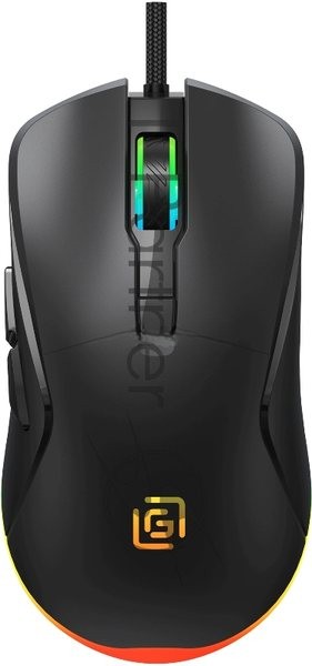 Мышь проводная Oklick 750G черный, 7200 dpi, USB, кнопки - 5