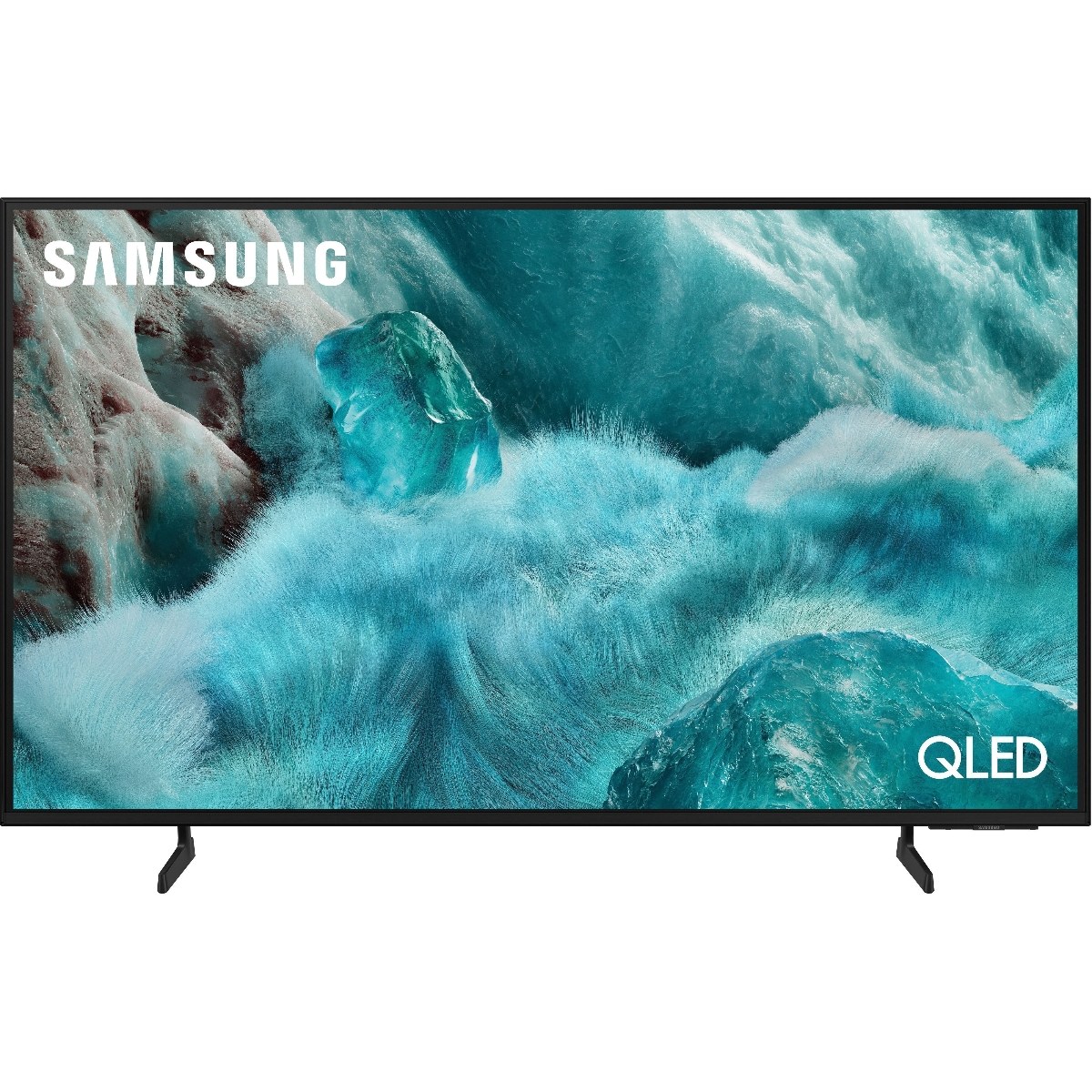 Телевизор Samsung 43" QE43Q7FAAUXRU черный QLED 4K UHD 60Hz Smart TV