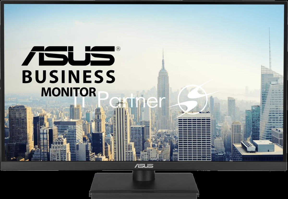 Монитор 27" ASUS Business VA27UCPS IPS 3840x2160, 60 Гц, 5 мс, 16:9, 350 кд/м², HDMI, DP 1.4, USB-C (65 Вт), USB Hub (4x USB 3.0), динамики, 3.5 мм, черный