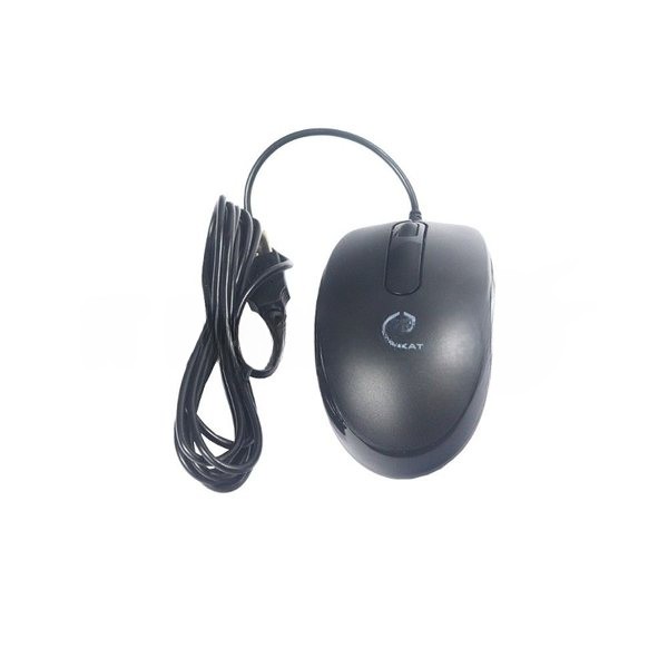 Мышь проводная Raskat M015 черный, 1000 dpi, USB, кнопки - 3