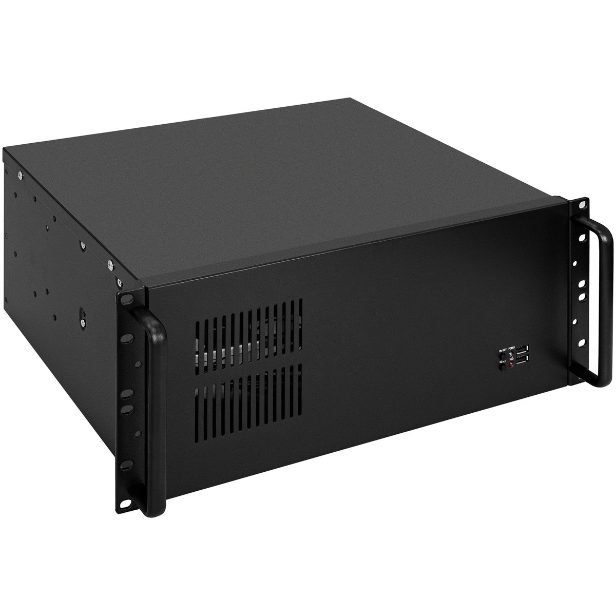 Серверный корпус Procase 4U300-08 Корпус 4U server case,8HDD,черный,без блока питания PS/2 ATX,глубина 300мм, MB ATX 12"x9.6"