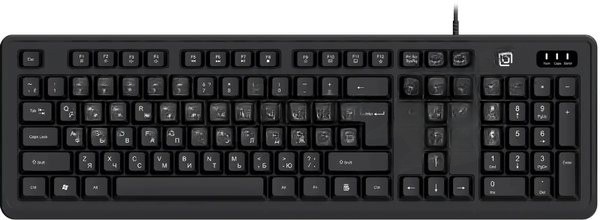 Клавиатура Oklick K175 проводная, USB Type-A, чёрный