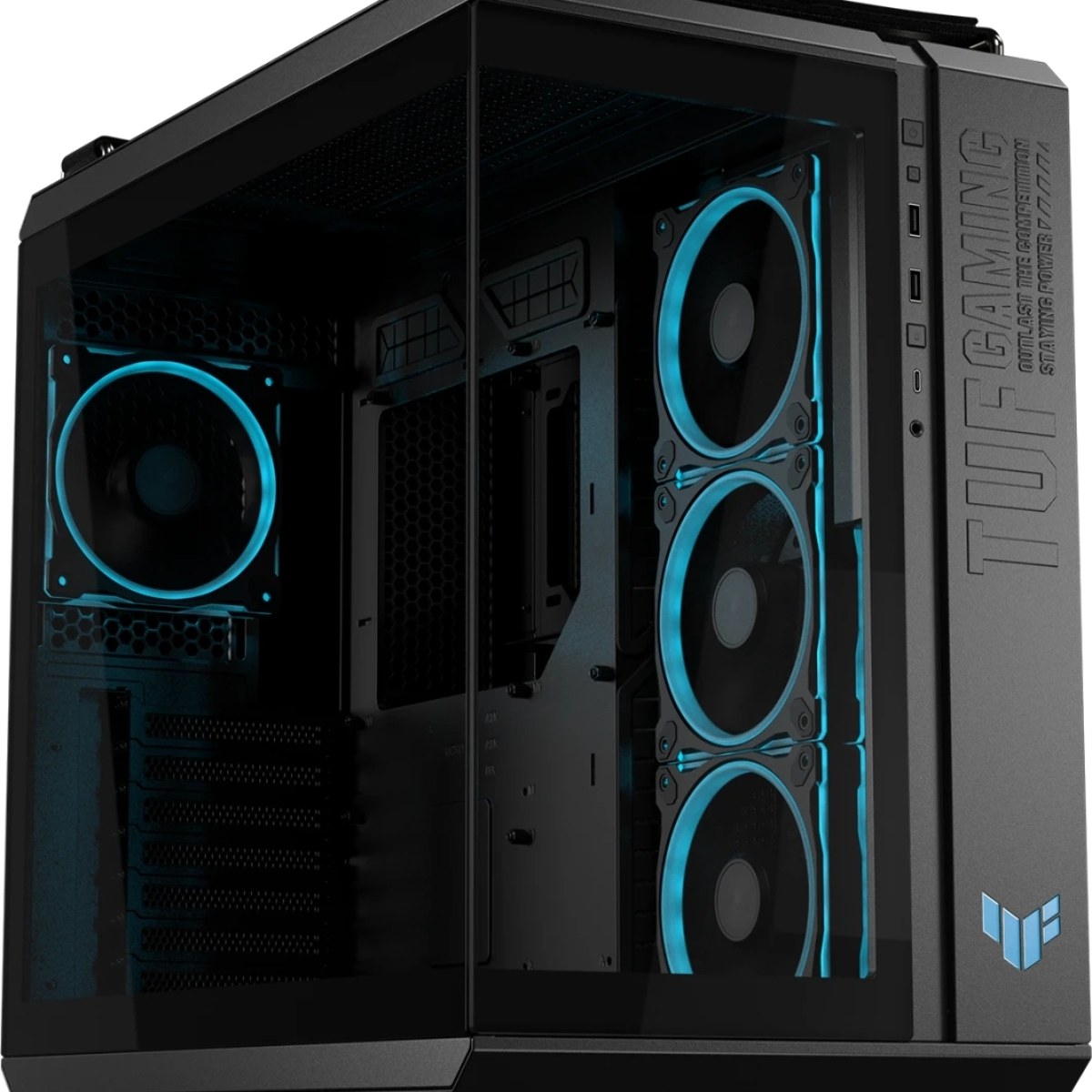Компьютерный корпус ASUS TUF GAMING GT502 HORIZON TG ARGb черный