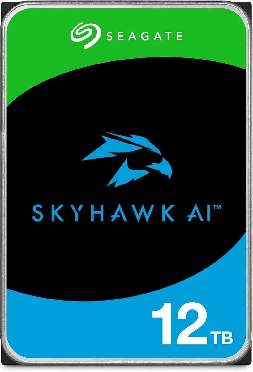 Жесткий диск HDD Seagate SkyHawk AI 12Tb 7200rpm SATA 512Mb 3.5"