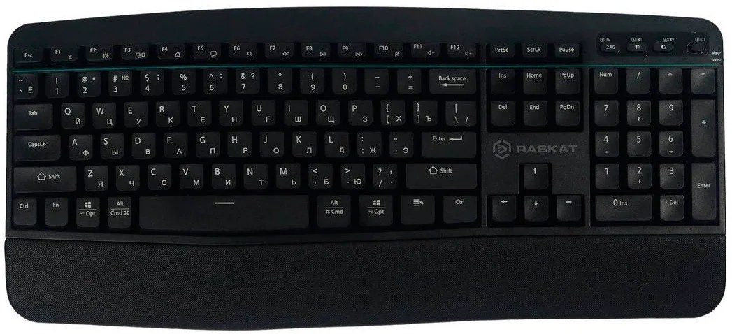 Клавиатура беспроводная Raskat K006 USB Type-A, чёрный