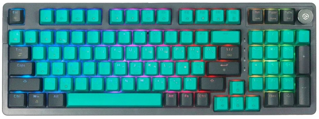 Клавиатура Raskat KM005 проводная, USB Type-A, чёрный/серый