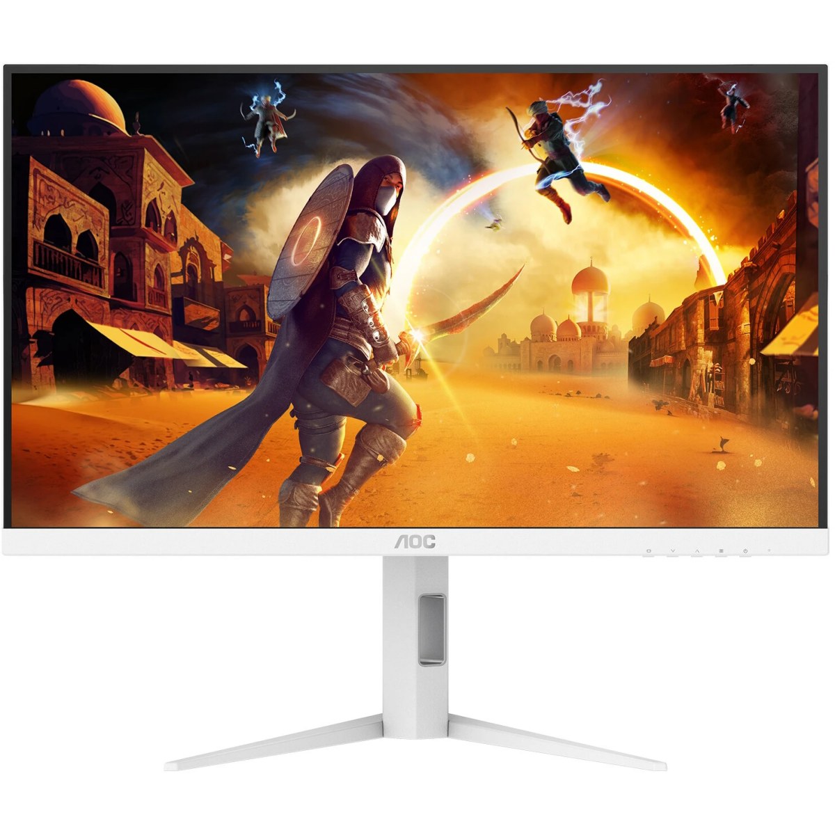 Монитор 27" AOC Q27G4/WS Fast IPS 2560x1440, 200 Гц, 1 мс, 16:9, 450 кд/м², DP 1.4, HDMI 2.0, DisplayHDR 400, белый