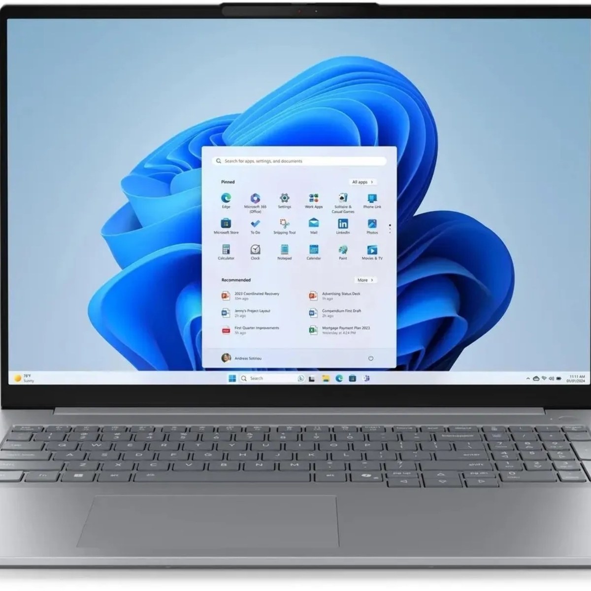 Ноутбук Lenovo Thinkbook 16 G8 IAL Core Ultra 5 225U 16Gb SSD 512Gb Intel Graphics 16" IPS WUXGA (1920x1200) без ОС grey WiFi BT Cam Bag (21SK0027GQ)