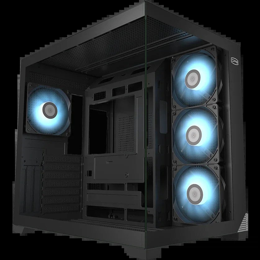 Компьютерный корпус без блока питания PCCooler C3T700 ARGB BK, Midi-Tower, TG, 4x120мм ARGB, 1xUSB-A 3.0 + 1xUSB-A 2.0 + 1xUSB-C, ATX, mATX, mITX черный