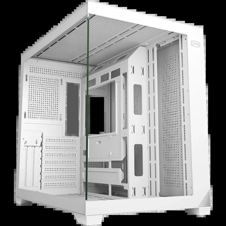Корпус без блока питания PCCooler C3T700 WH, Midi-Tower, TG, no fans, 1xUSB-A 3.0 + 1xUSB-A 2.0 + 1xUSB-C, ATX, mATX, mITX белый
