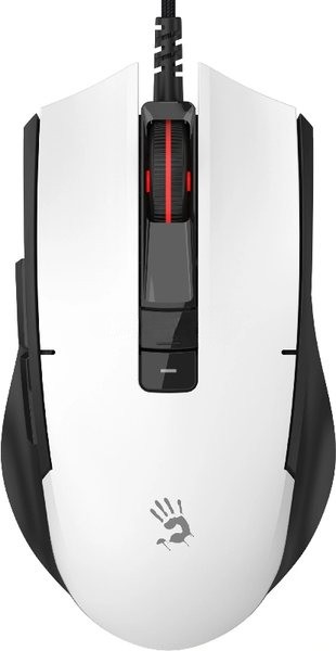 Мышь проводная A4Tech Bloody ES8 белый, 6000 dpi, USB Type-A, кнопки - 7