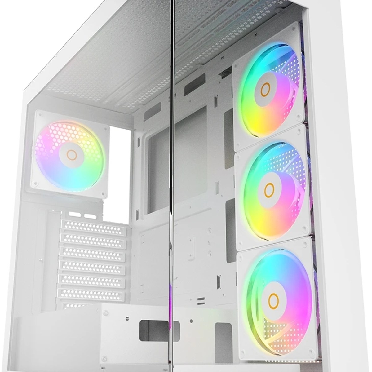 Компьютерный корпус Ocypus Gaммa C72 WH ARGB ATX/win/white/4 ARGB fans/no PSU/Tempered Glass