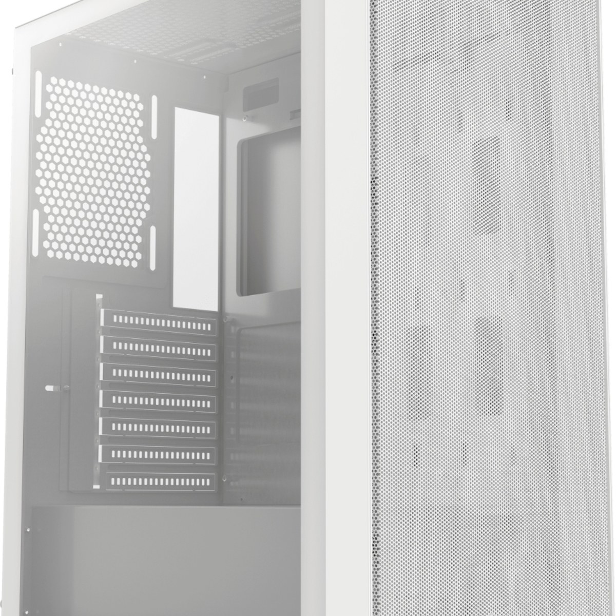 Компьютерный корпус Ocypus Gamma C60 WH ATX/win/white/no PSU/Tempered Glass
