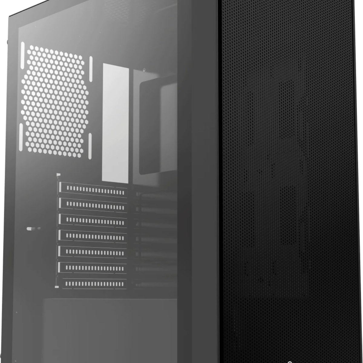 Компьютерный корпус Ocypus Gaммa C60 BK ATX/win/black/no PSU/Tempered Glass