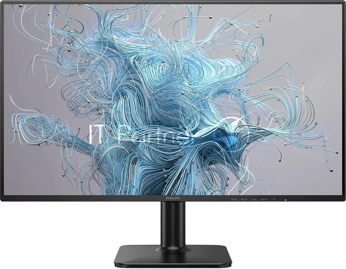 Монитор 23.8" Philips 24E2N1110/01 IPS 1920x1080, 120 Гц, 4 мс (1 мс MPRT), 16:9, 300 кд/м², VGA, HDMI 1.4, 3.5 Jack, HDR10, Adaptive-Sync, черный