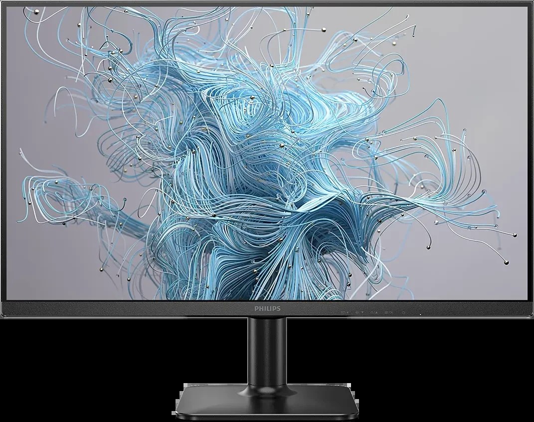 Монитор 23.8" Philips 24E2N2100 IPS 1920x1080, 120 Гц, 1 мс, 16:9, 300 кд/м², HDMI 1.4, VGA, Adaptive-Sync, черный