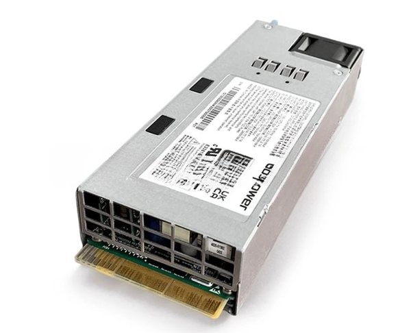 Серверный блок питания Gospower G1302-2600WNA, 2600Вт, 80+ Titanium, 40мм, 1U, серебристый