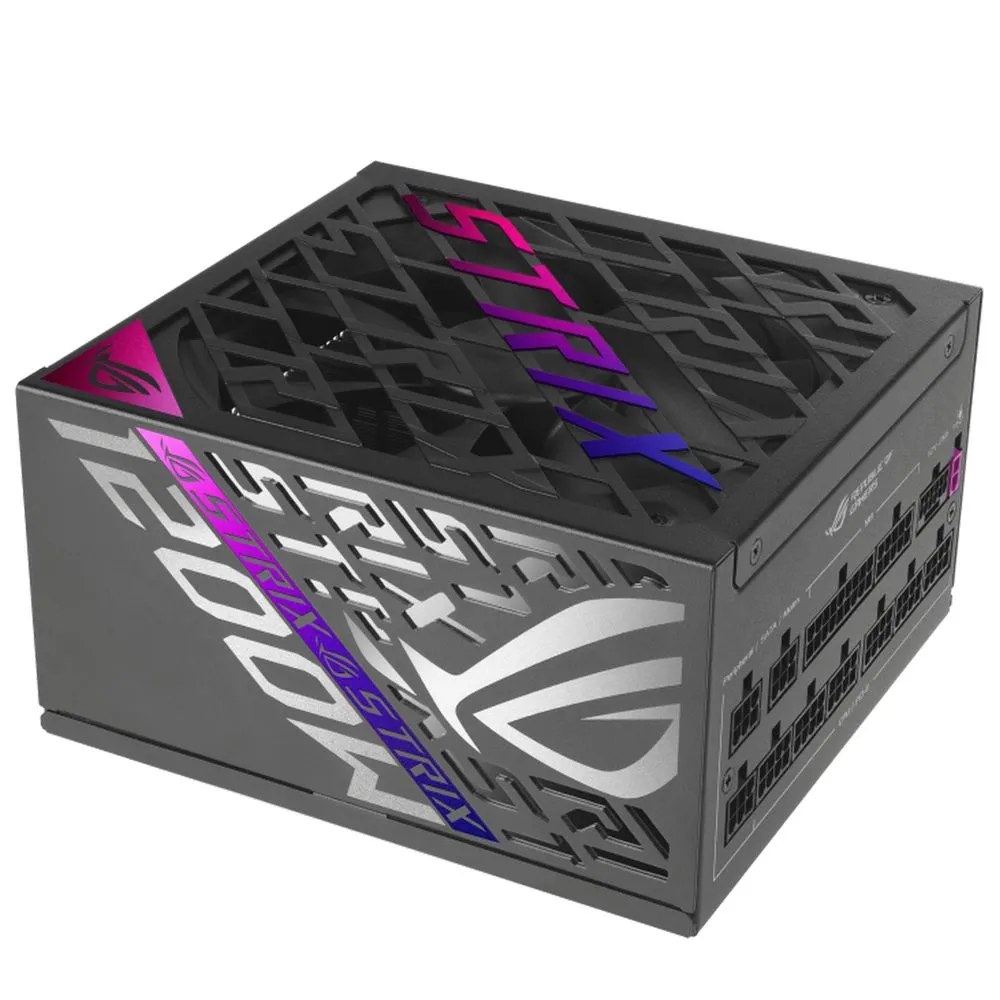 Блок питания ASUS ROG Strix 1200W Platinum, 1200Вт, 80+ Platinum, 135мм, модульный, черный
