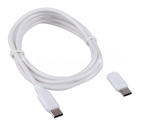 Кабель USB2.0 Cablexpert CC-USB2-CMCM-60-1.8M-W, Type-C/Type-C, 3A, 60Вт, PD/QC3.0, медь, 1.8м, белый, пакет