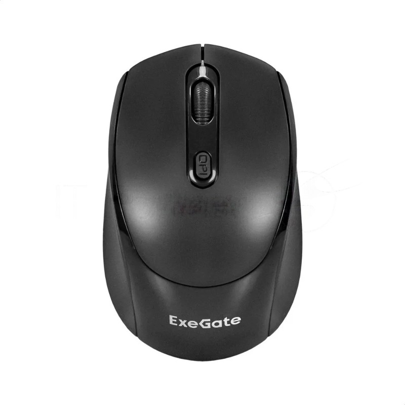 Мышь беспроводная ExeGate Professional Standard SR-9005 черный, 1200 dpi, радиоканал, USB, кнопки - 4