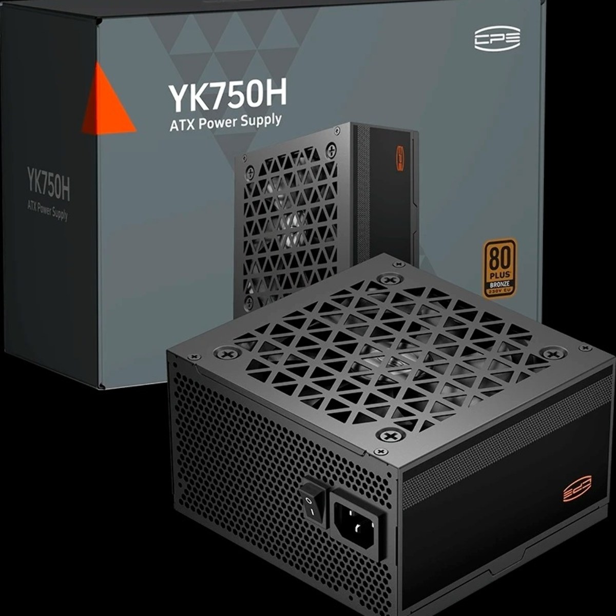 Блок питания ПК Power Supply PCCooler, 750W 80+ Bronze (ATX, ATX 3.1, Non-modular, 1x24(20+4)pin 550мм, 2xCPU*2 8(4+4)pin 650мм, 2xPCIe*2 8(6+2)pin 500мм, 1x12V-2x6 600мм, 6xSATA*3+MOLEX4pin*2, Active, 120x120мм, 140x150x86mm, APFC, OVP/UVP/OCP/SCP/OTP/OPP/SPD)