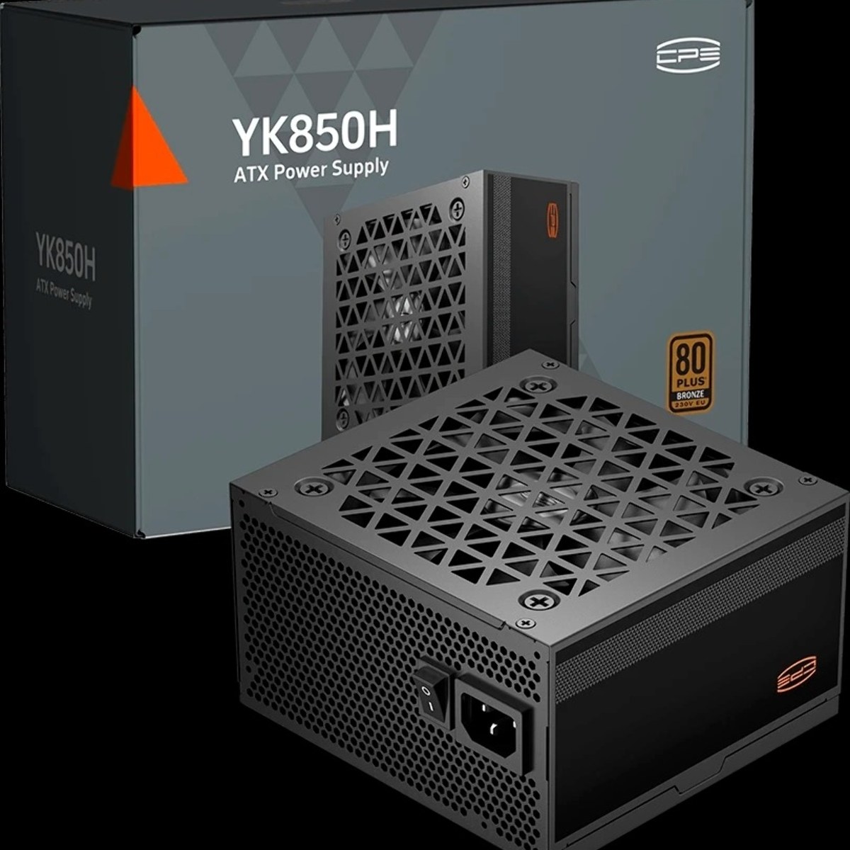 Блок питания ПК Power Supply PCCooler, 850W 80+ Bronze (ATX, ATX 3.1, Non-modular, 1x24(20+4)pin 550мм, 2xCPU*2 8(4+4)pin 650мм, 4xPCIe*2 8(6+2)pin 500+120мм, 1x12V-2x6 600мм, 8xSATA*3+MOLEX4pin*2, Active, 120x120мм, 140x150x86mm, APFC, OVP/UVP/OCP/SCP/OTP/OPP/SPD)