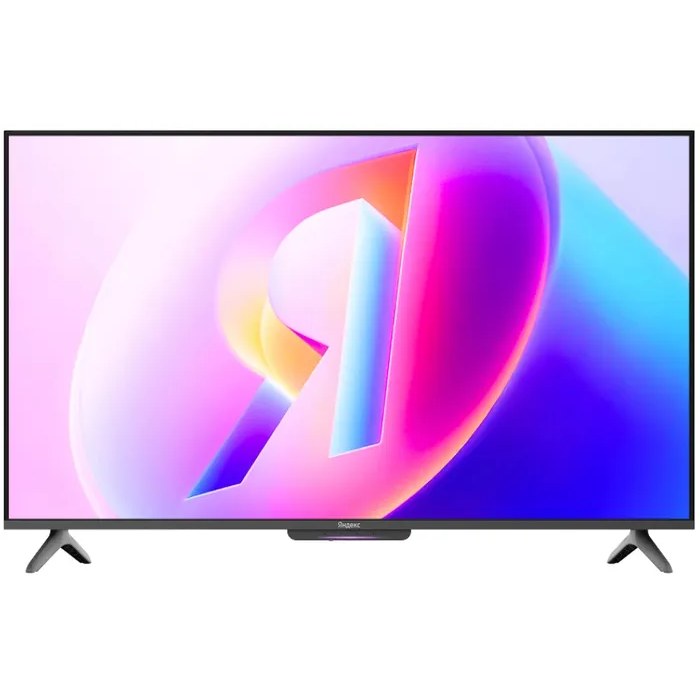 Телевизор Яндекс 43" YNDX-00078 черный QLED UHD 60Hz Smart TV Станция Бейсик с Алисой