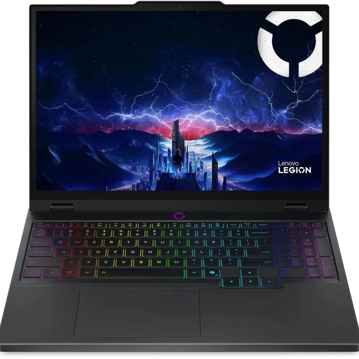 Ноутбук Lenovo Legion 5 15IRX10 Core Ultra 7 255HX 16Gb SSD512Gb NVIDIA GeForce RTX5060 8Gb 15.1" OLED WQXGA (2560x1600) без ОС черный WiFi BT Cam (83F0000GRK)