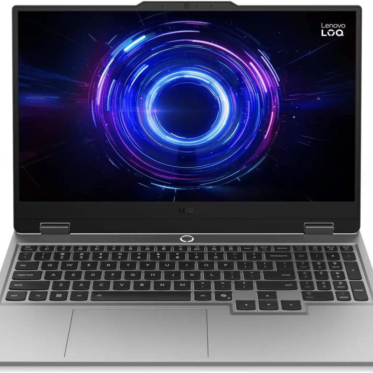 Ноутбук Lenovo LOQ 15IRX10 серый Core i5 13450HX 16Gb SSD 512Gb NVIDIA GeForce RTX 5050 8Gb 15.6" IPS FHD (1920x1080) без ОС WiFi BT Cam