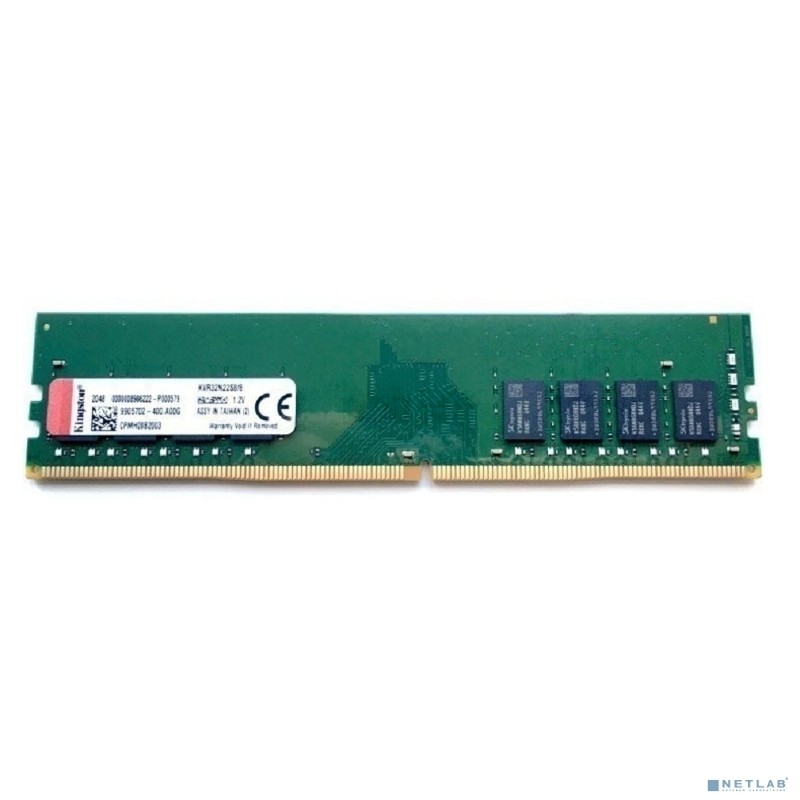 Оперативная память Kingston DDR4 8GB 3200MT/s Non-ECC CL22 DIMM 1Rx8