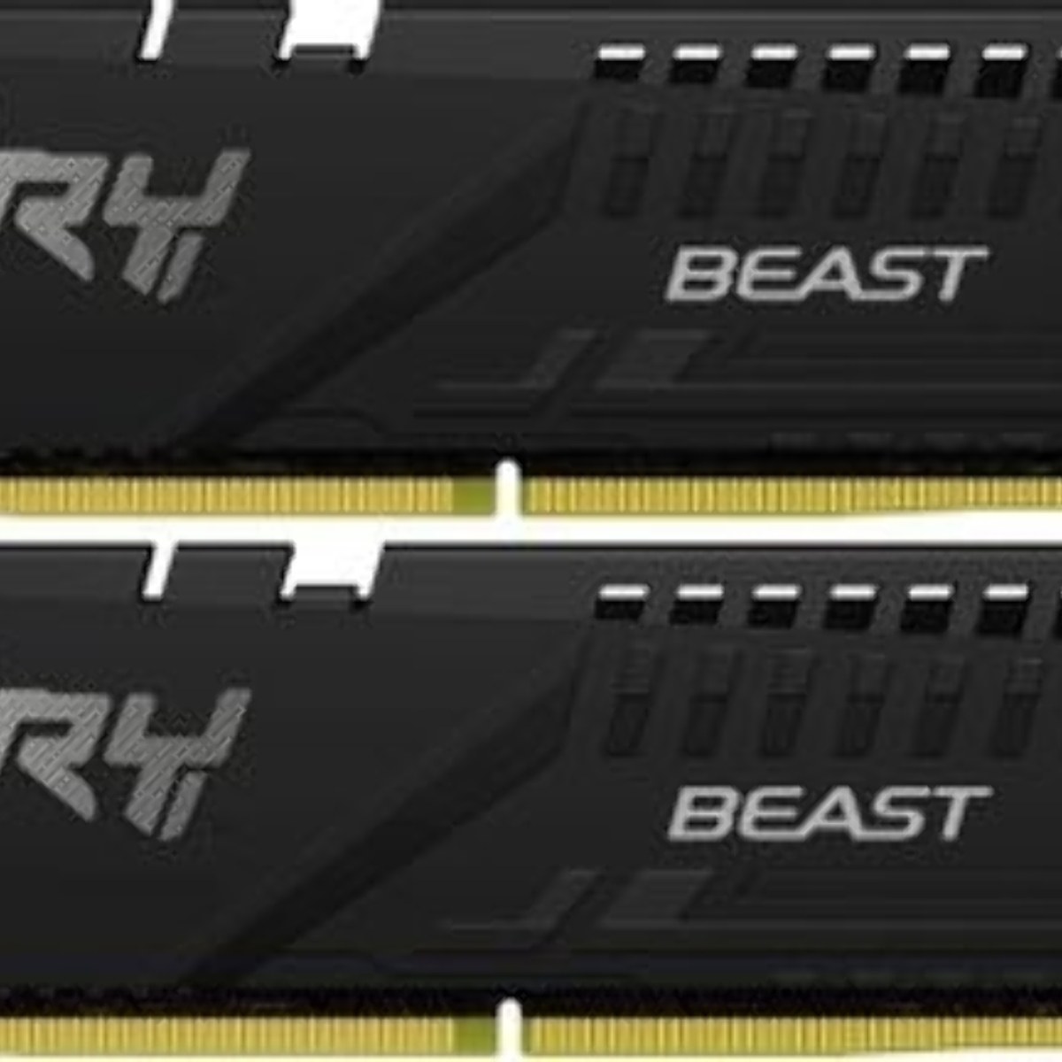 Оперативная память Kingston Fury Beast Black, DDR5, 128GB (2x64GB), 5600 MHz, CL40, с радиатором, чёрный