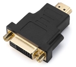 Переходник GoPower HDMI (m)-DVI-D (f) черный Premium Zip-Lock c подвесом (1/250)